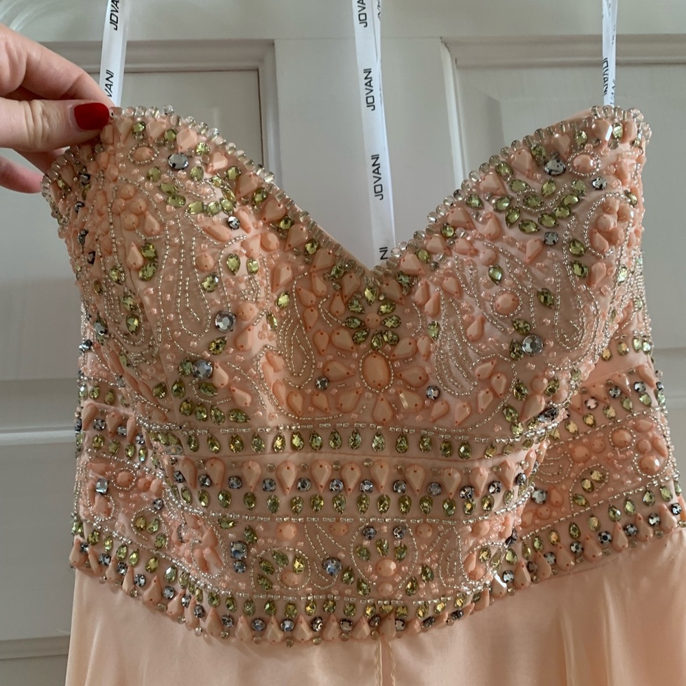 Peach worn once gown!